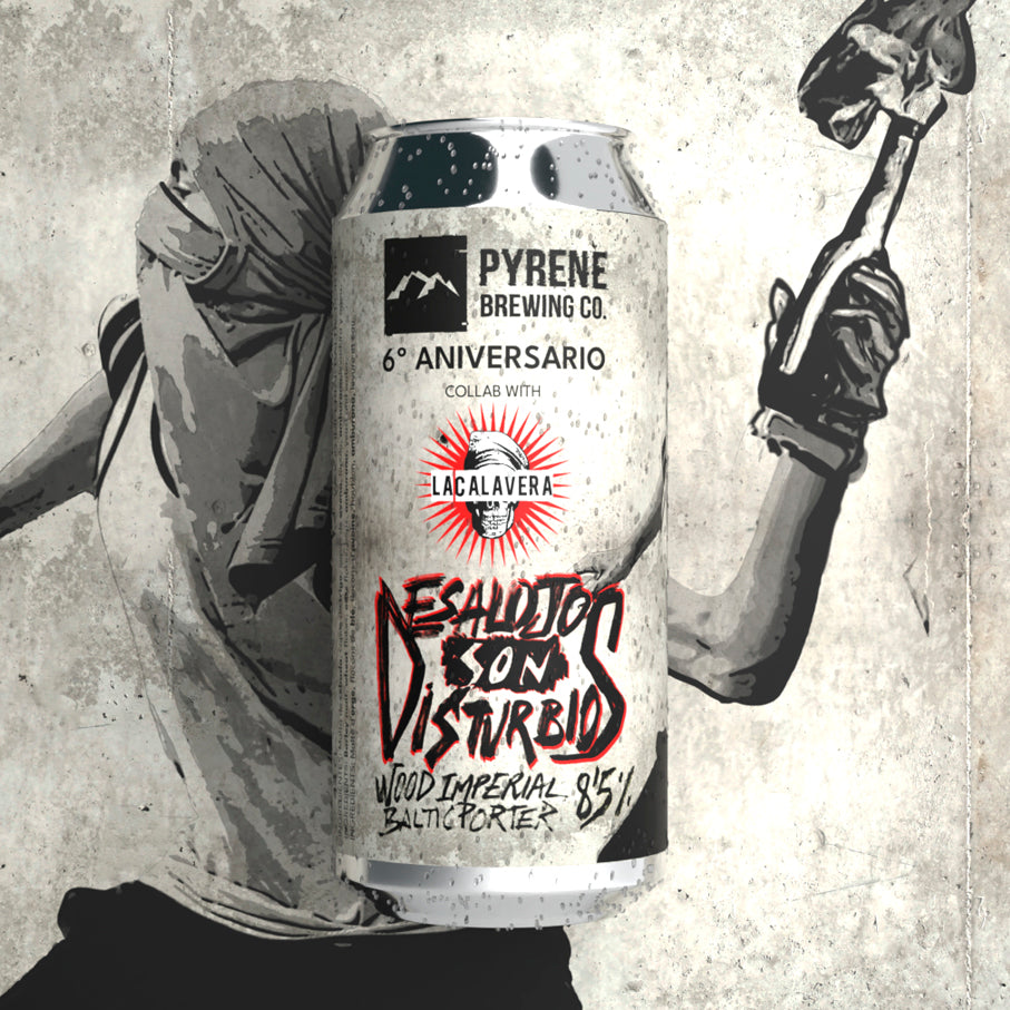 DESALOJOS SON DISTURBIOS - WOOD IMPERIAL BALTIC PORTER colaboración LA CALAVERA LATA 44cl 8,5%