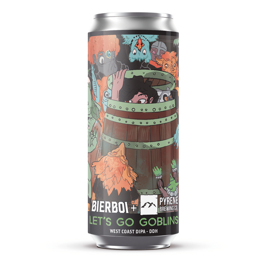 LET'S GO GOBBLINS - WEST COAST DIPA DDH colaboración BIERBOI LATA 44cl 8%